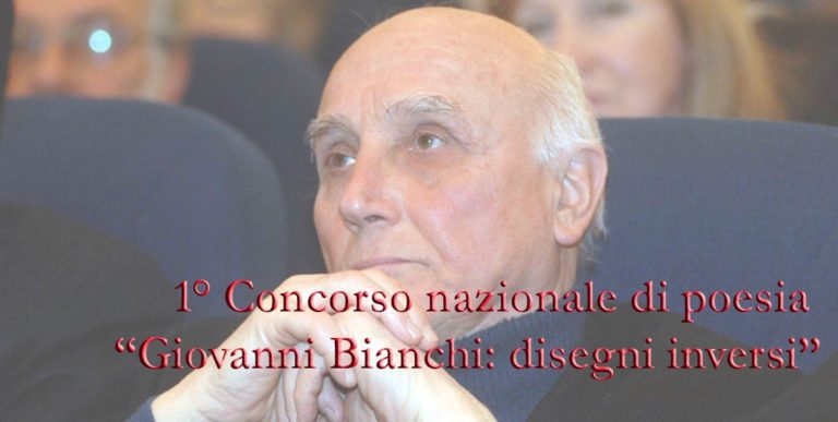 Concorso poesia Giovanni Bianchi