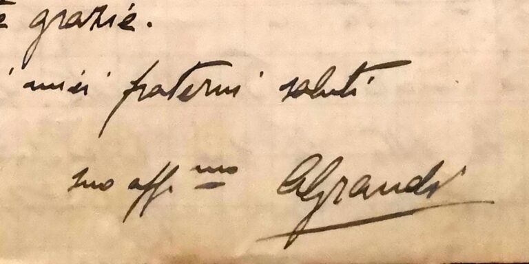firma Achille Grandi