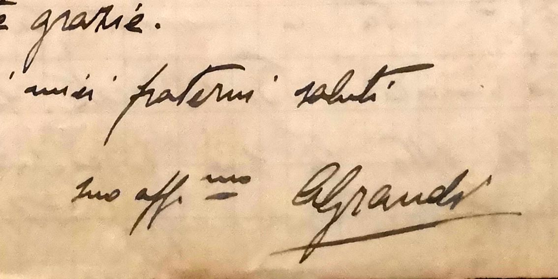 firma Achille Grandi