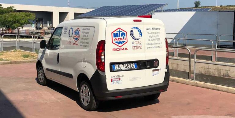 acli roma furgone cibo poveri